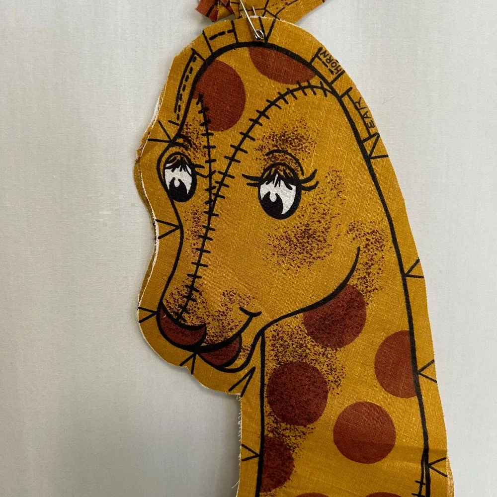 Vintage Giraffe Plush Unfinished‎ Project  Approx. 26